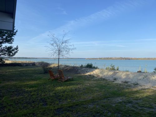 Grundstück mit Blick auf den See